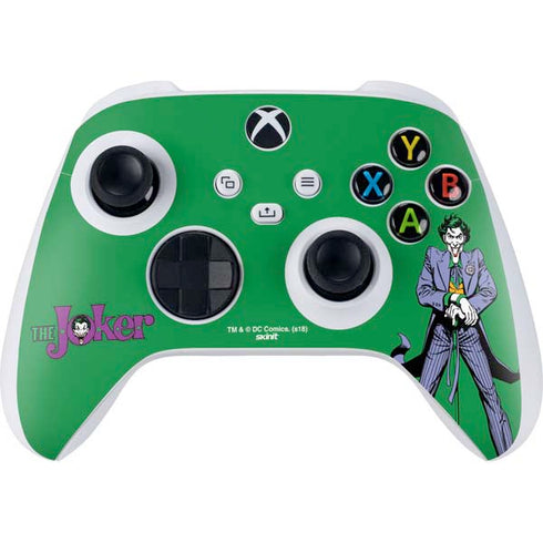 DC Comics The Joker Classic Art Pose Xbox Series S Controller Skin